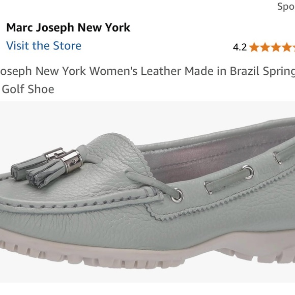 NEW Marc Joseph driving shoe leather made in Brazil women’s 10.5 gray - Picture 8 of 8